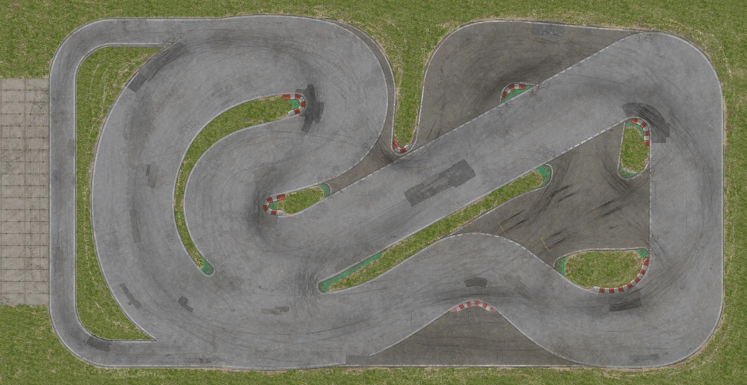 DR!FT Sturmkind Rennstrecke the lost raceplace Green von die-ideallinie.de